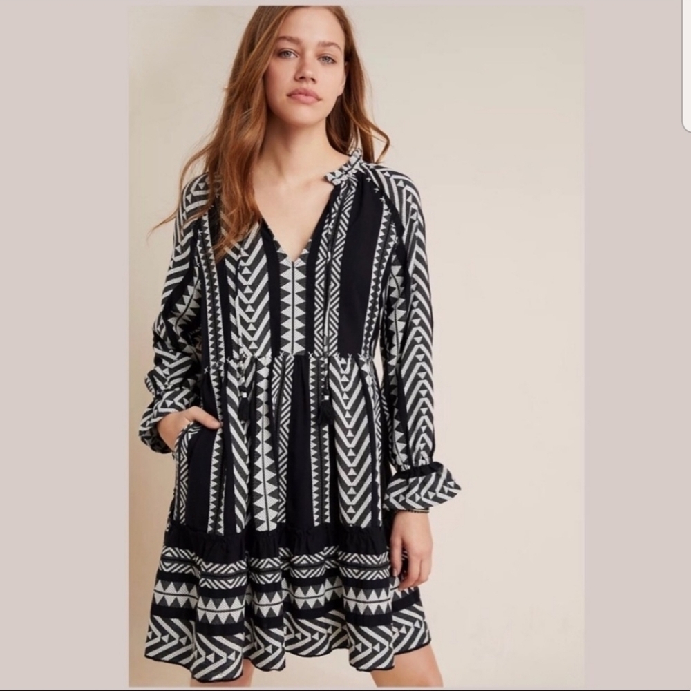 Anthropologie Maeve Dominique Tunic Dress NWT size XS